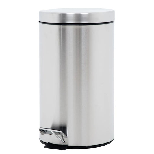 Bote de Basura de Acero Inoxidable con Pedal para Cocina 12L