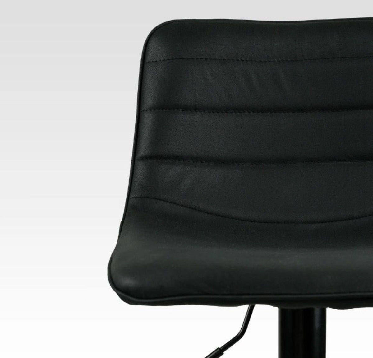 Sillas para Barra de Cocina con Asiento Ajustable Color Negro - Set de 2