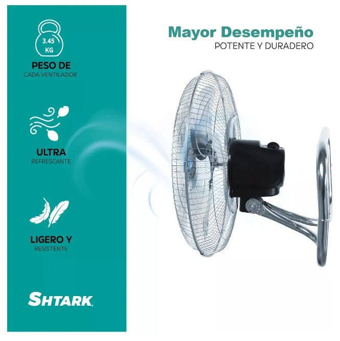VENTILADOR DE PEDESTAL DE 18 PULGADAS CON TRES ASPAS METALICAS Y 3 VELOCIDADES POTENCIA 85W VOLTAJE 127V
