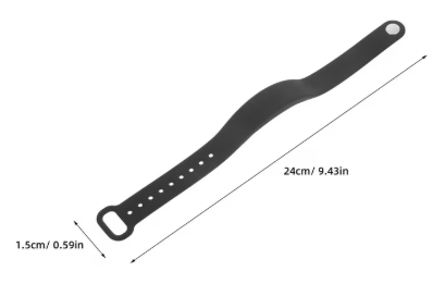 Smartband Wristband Negra