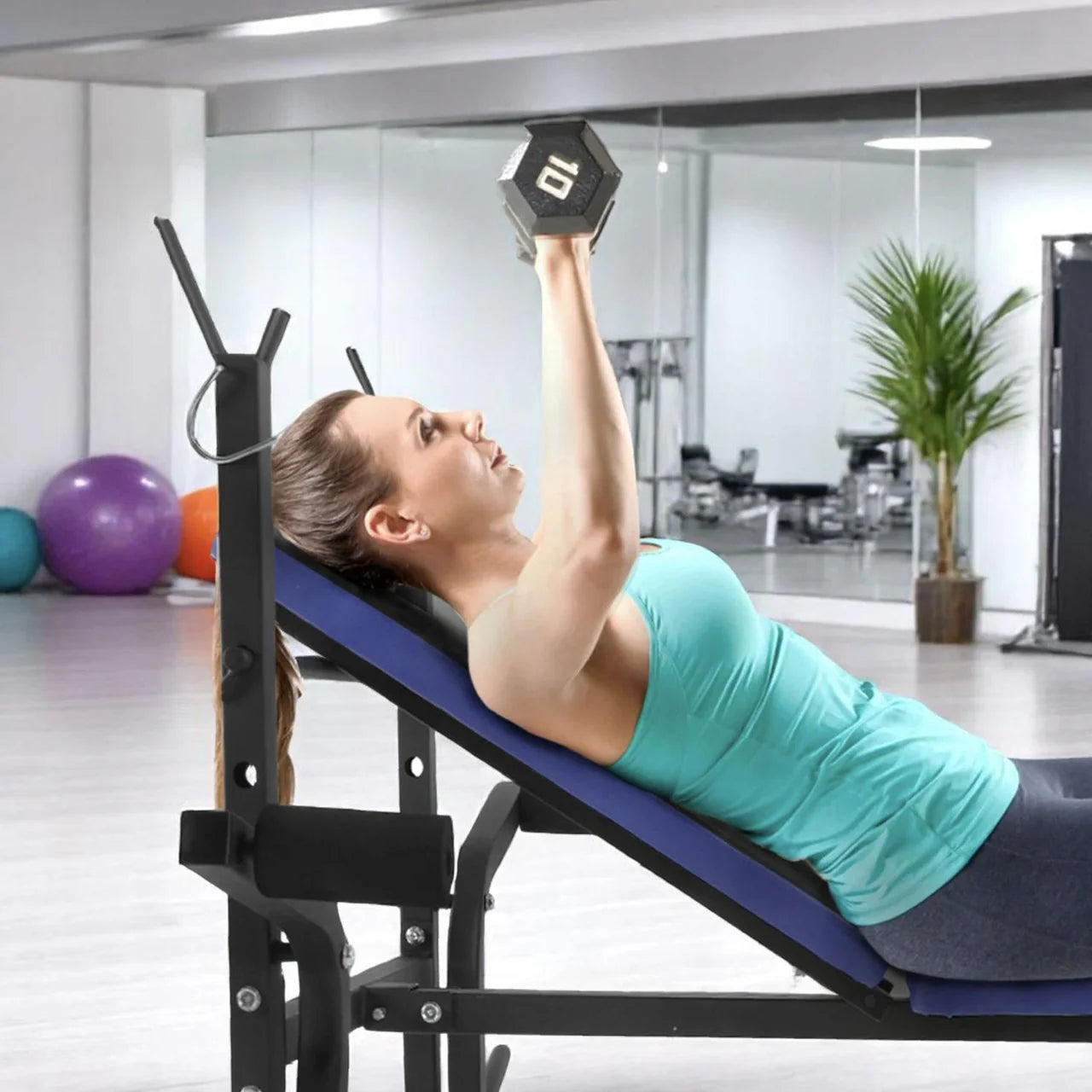 Banco Multiposiciones para Ejercicio con Pesas | Gimnasio en Casa