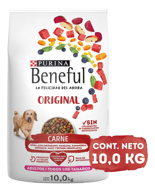 Purina Beneful Croquetas para Perro Adulto Carne 10kg
