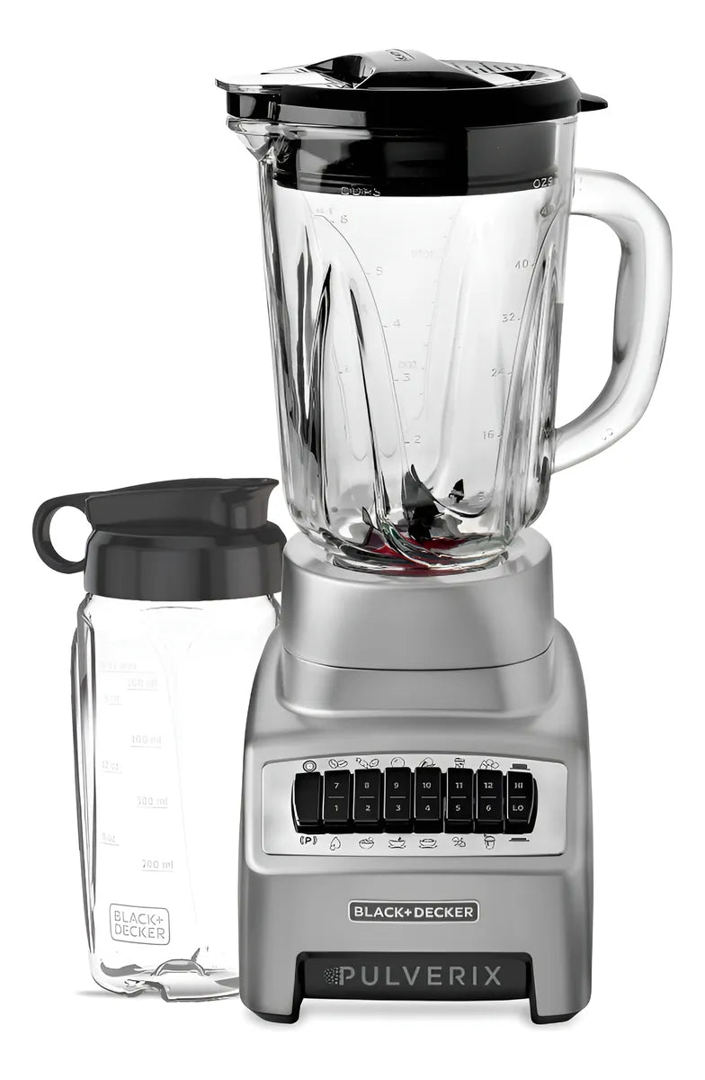 Licuadora Black+Decker, 12 Velocidades, Negro/Plata, 1.5 L,  700W