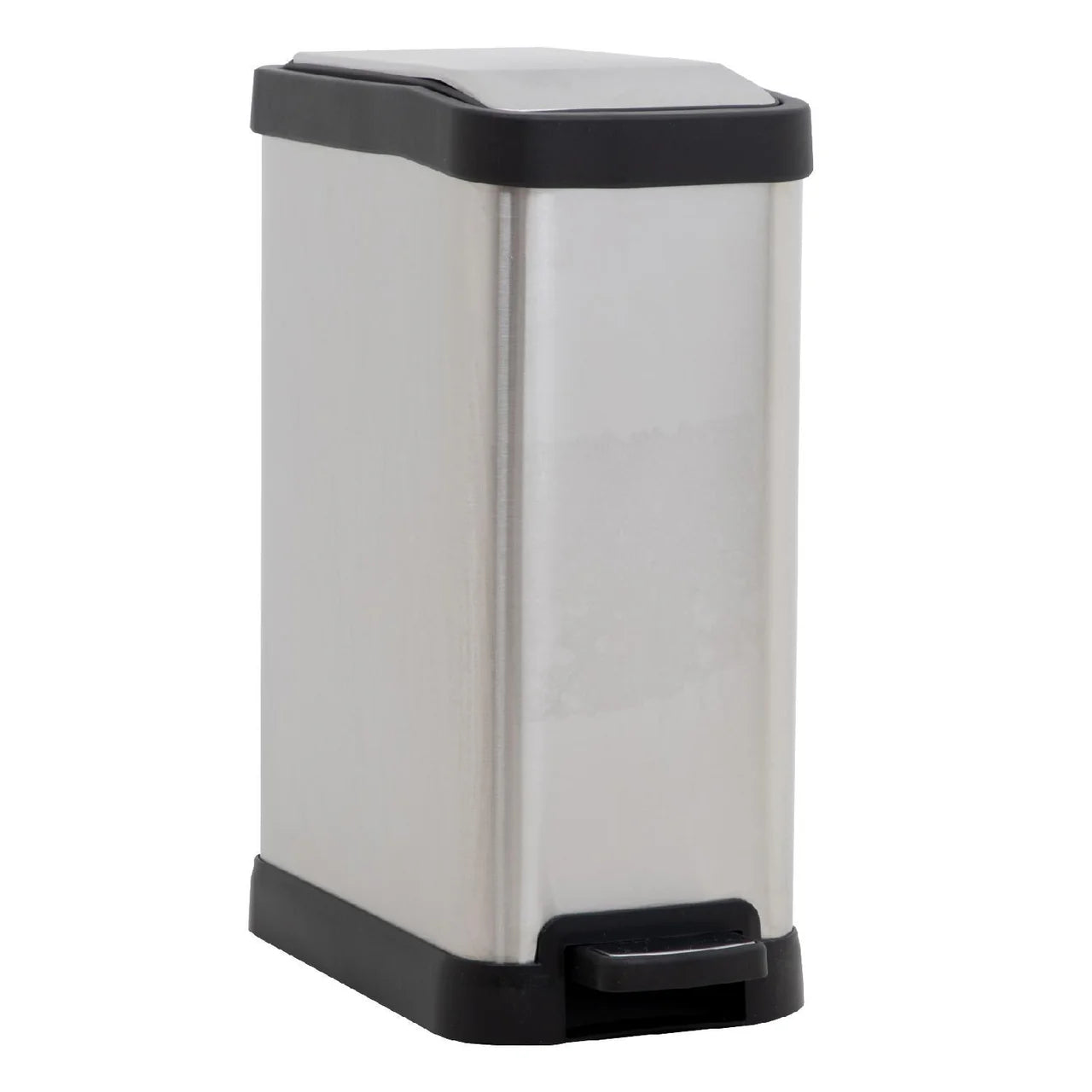 Bote de Basura Cocina Con Pedal Acero Inoxidable Metalico 8L