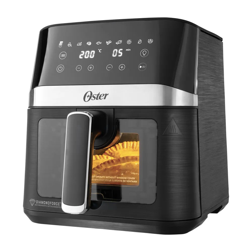 Freidora de aire Oster, Negro, 4 L, 1300W, 200 °C