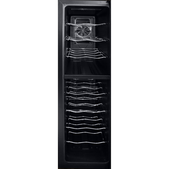 Enfriador de vinos Koblenz, Negro, 18 botellas