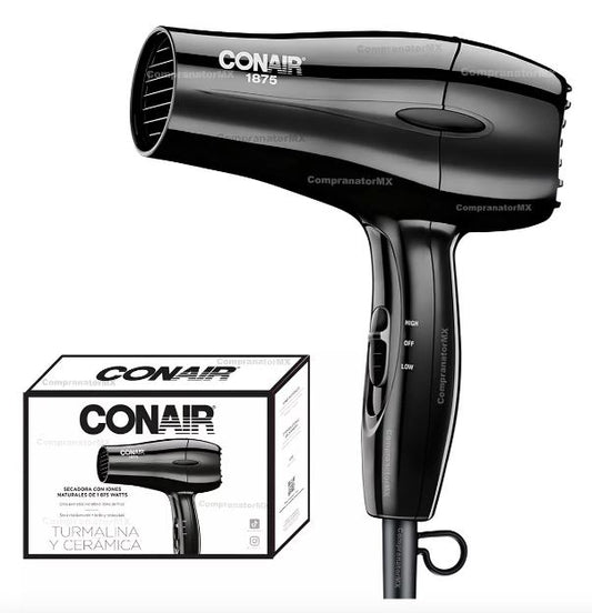 Secadora de Cabello con Turmalina y Ceramica CONAIR Negra MK