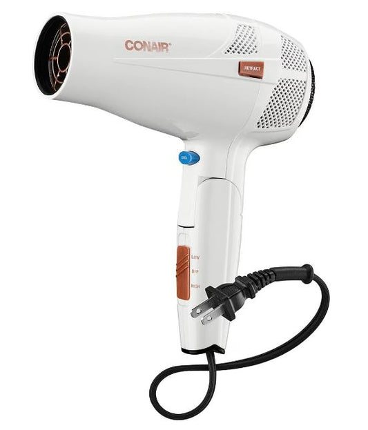 Secadora de cabello Plegable con Guardacable CONAIR Blanca MK