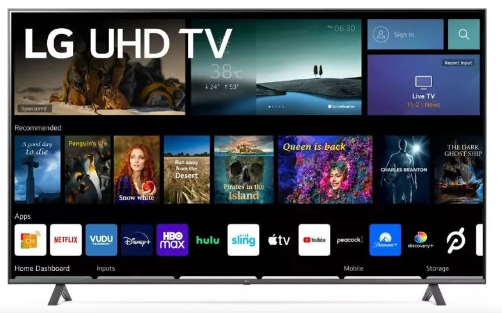 LG Pantalla TV 70 Pulgadas Smart  4k Webos