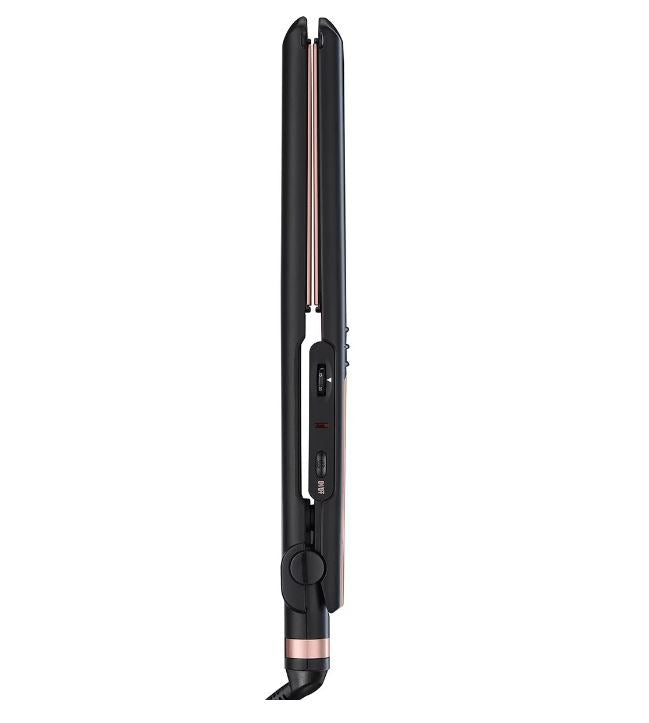 Alaciadora Con Placas de Ceramica e Infusion de Bambu CONAIR Negra MK