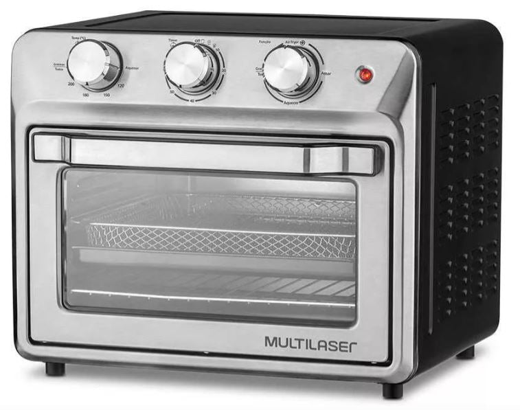 Horno Electrico y Freidora 2 en 1 Multilaser Capacidad 25L