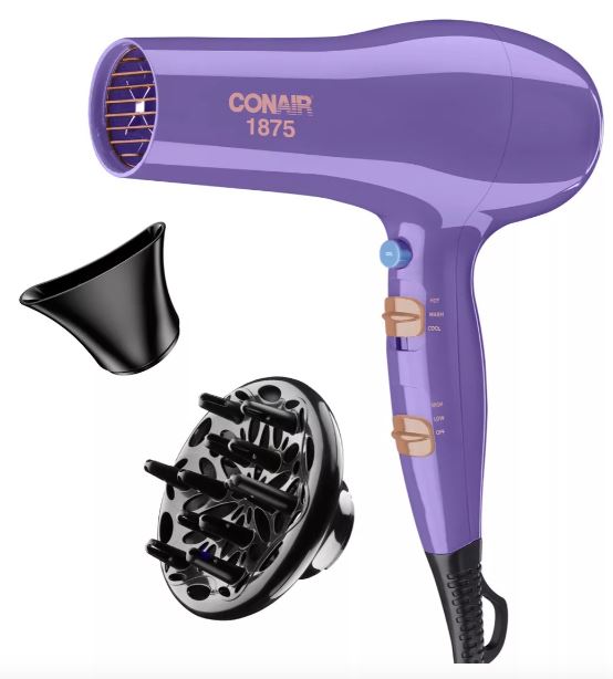 Secadora De Cabello Profesional de Ceramica Con Difusor CONAIR Morada MK