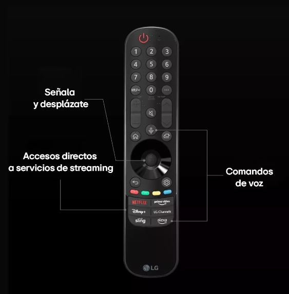 LG Pantalla TV 77 Pulgadas Oled 4k Gama Premium Magic Remote