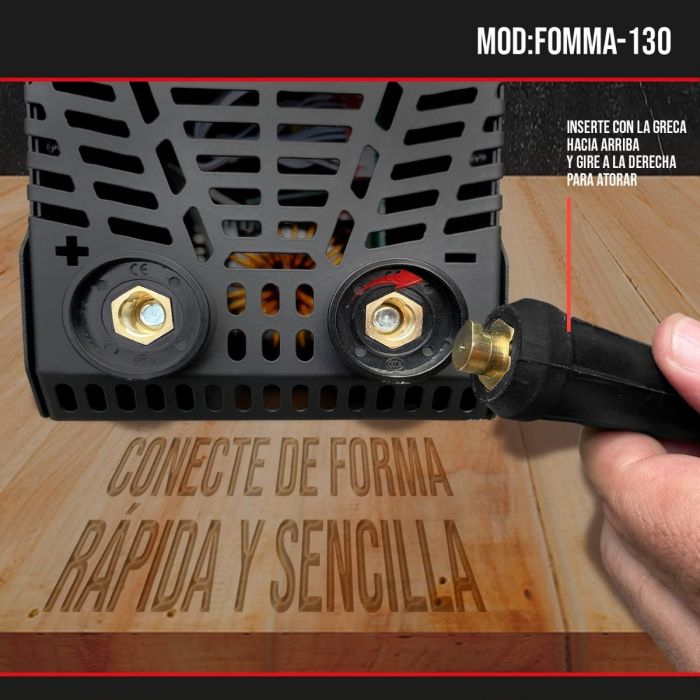 Soldadora Inverter Mma 130A/110V Con Accesorios