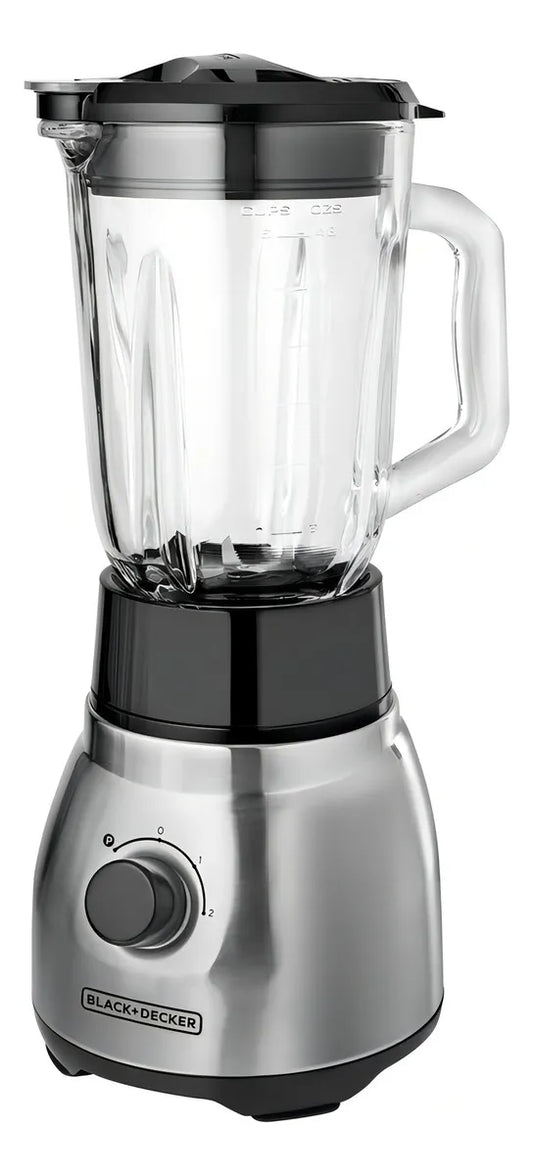 Licuadora Black+Decker, Negro/Plata, 1.5 L, 750W, 2 Velocidades,
