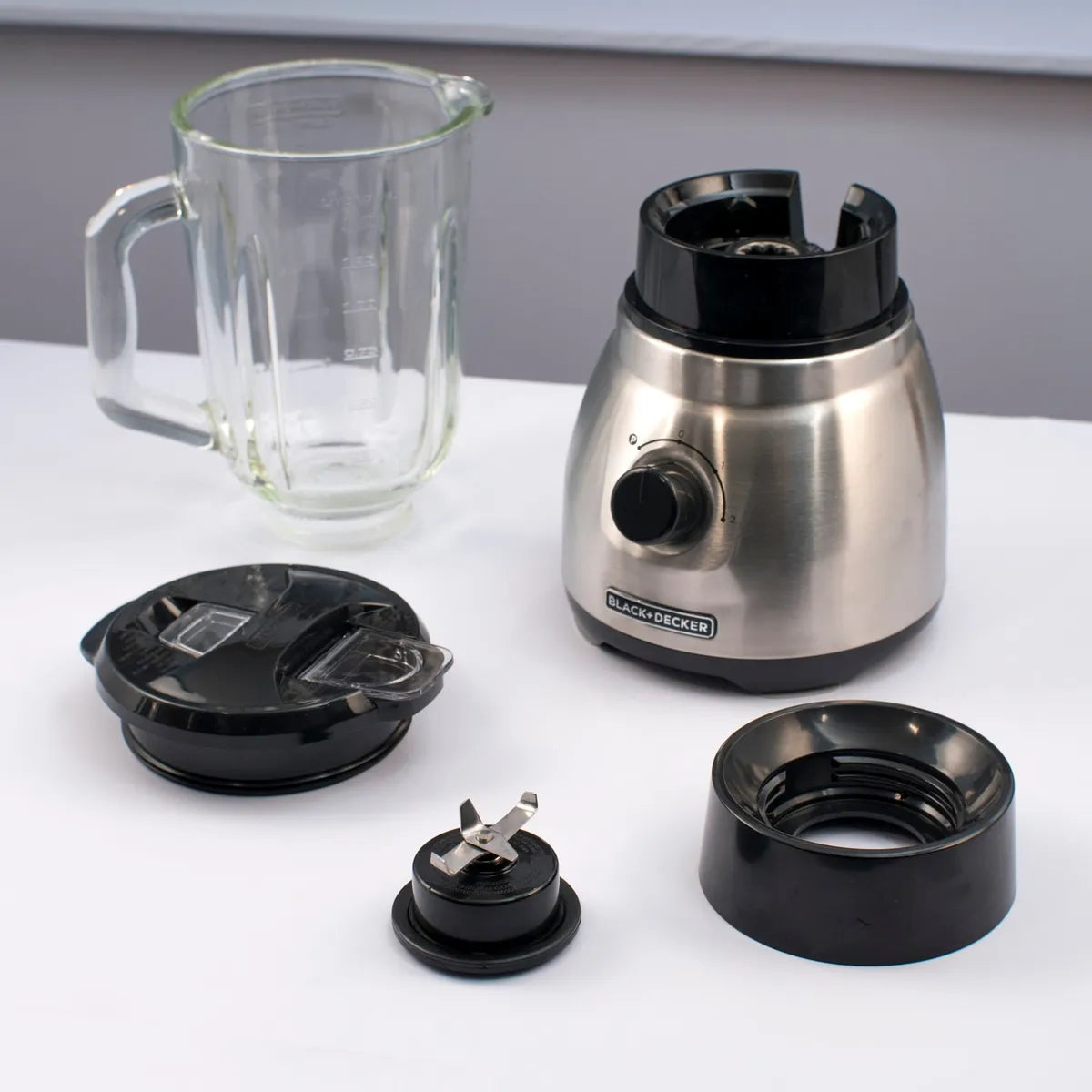 Licuadora Black+Decker, Negro/Plata, 1.5 L, 750W, 2 Velocidades,