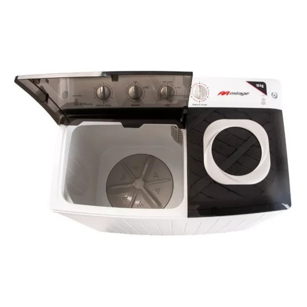 Lavadora Mirage semi automatica doble tina capacidad 13kg