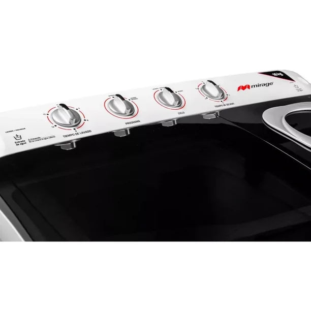 Lavadora Mirage semi automatica doble tina capacidad 13kg