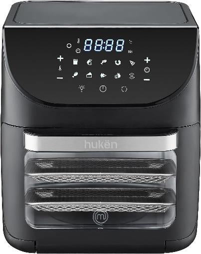 MasterChef Freidora de Aire MK-AFO-12DT, 12 Litros, 1700W, Negro