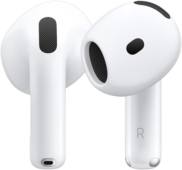 Audífonos Apple AirPods 4ta Gen Bluetooth con Estuche de Carga Alámbrico, Blanco