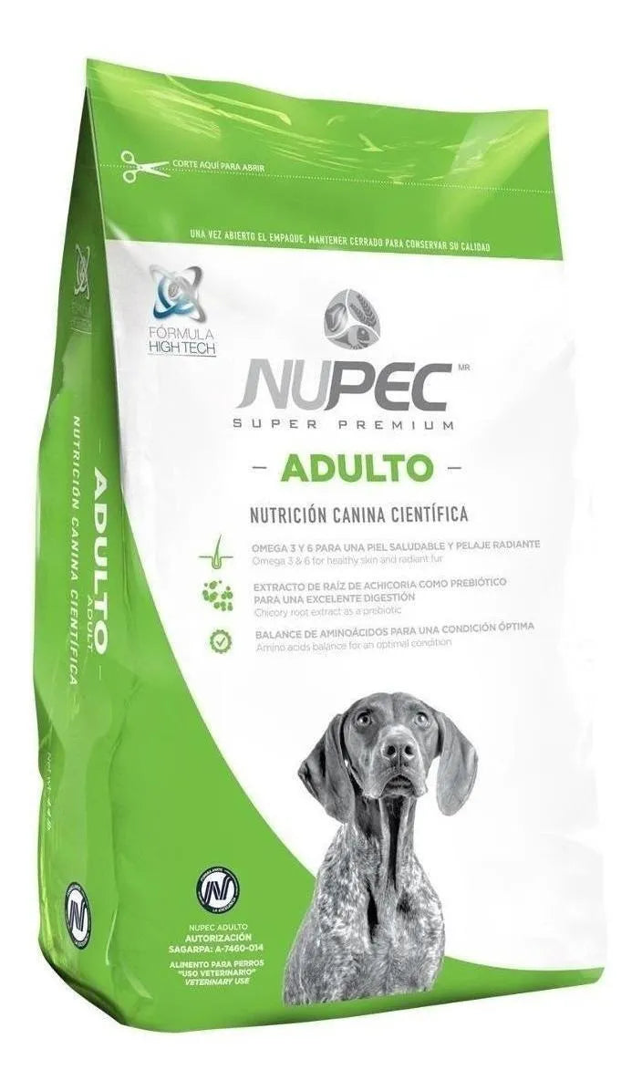 Nupec Croquetas para perro adulto de raza mediana y grande sabor mix de 8 kg