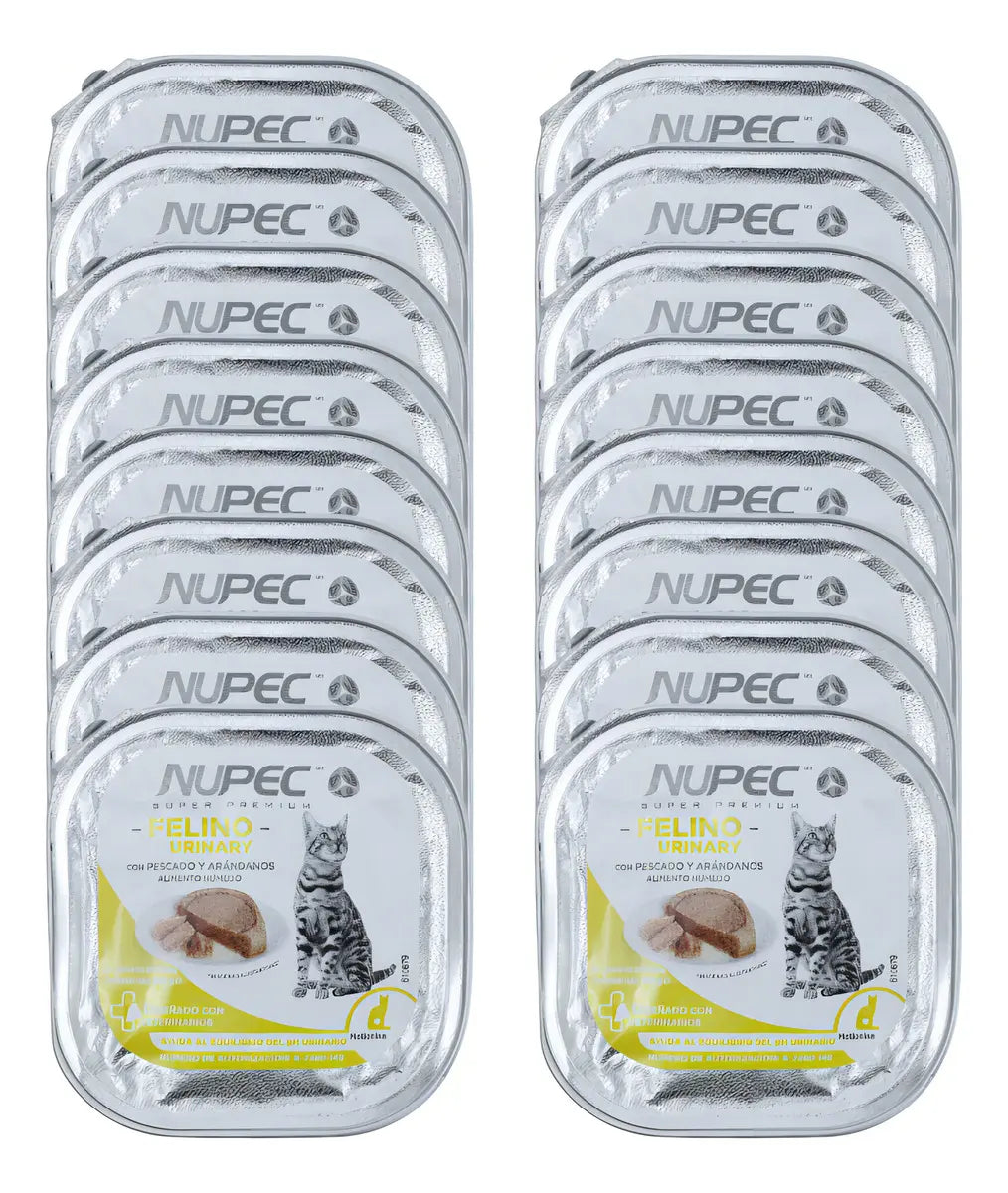 Nupec Lata Urinary Gato Húmedo Pescado 16 Latas