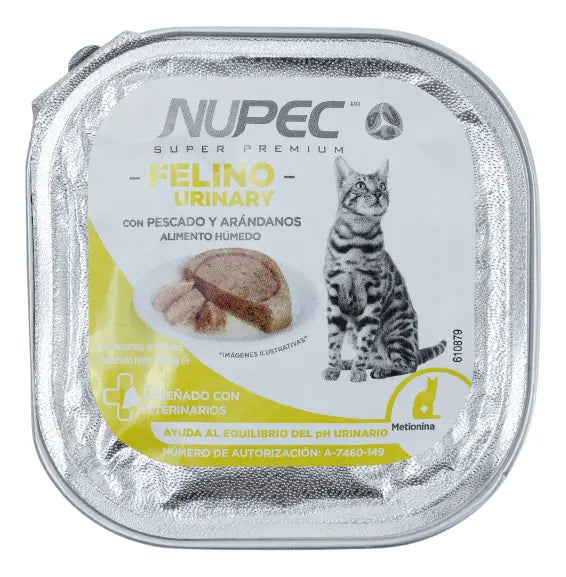Nupec Lata Urinary Gato Húmedo Pescado 16 Latas