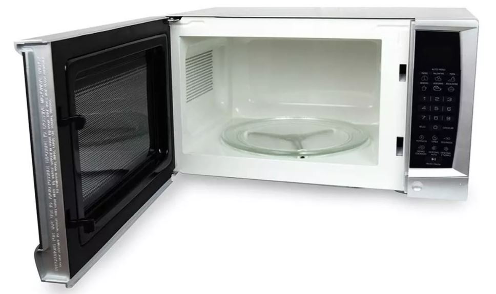 Horno de Microondas 0.7 Plata y Negro GE Appliances