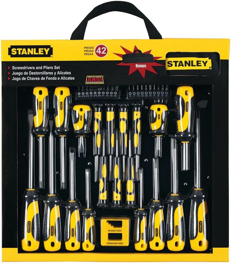 Juego de desarmadores Stanley, 42 piezas