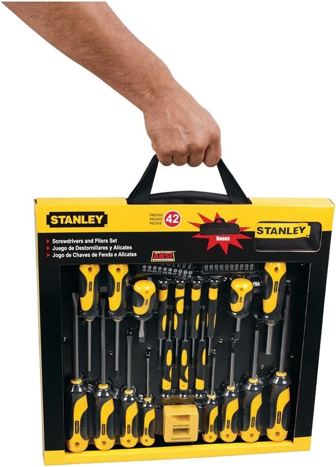 Juego de desarmadores Stanley, 42 piezas