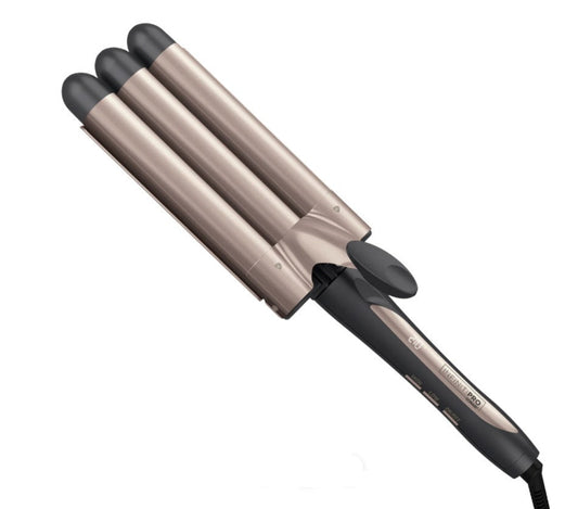 Tenaza Triple InfinitiPro by Conair Cerámica y Turmalina Rosa
