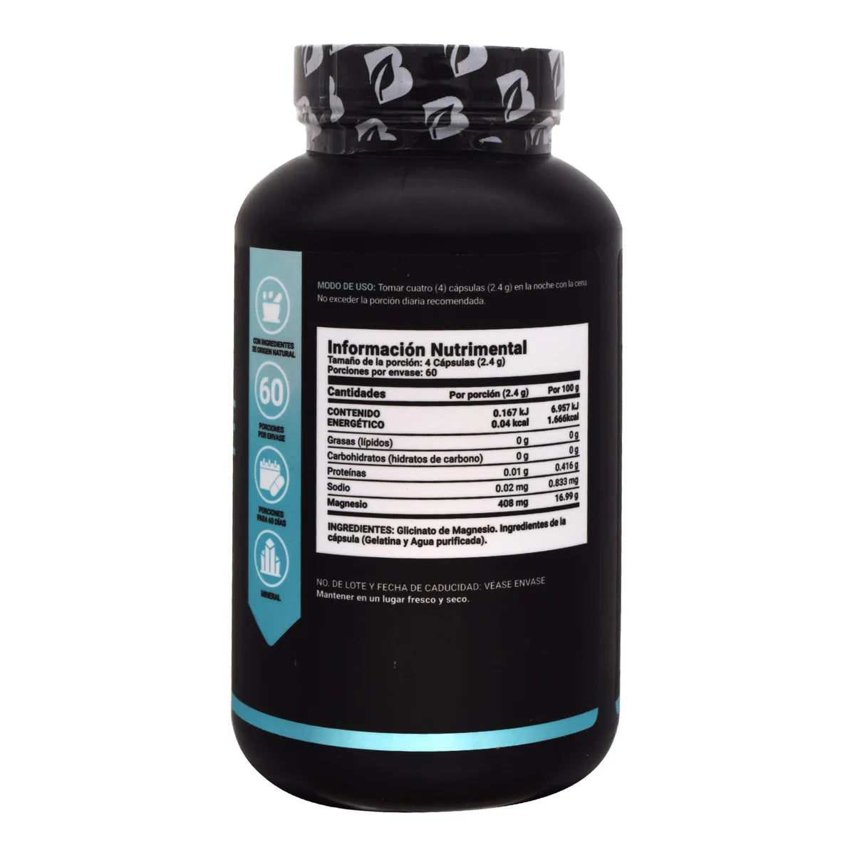 Glicinato de Magnesio Blife 240 Cápsulas - Paquete de 2