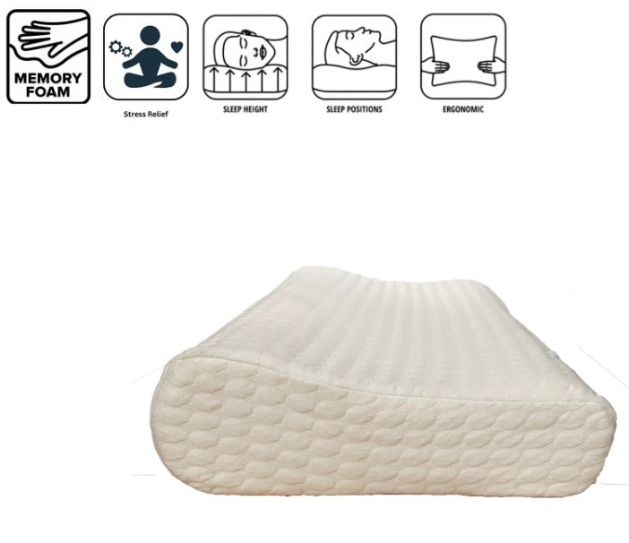 Combo Colchon Bruc King Size Con Almohada Memory Foam 2 Piezas