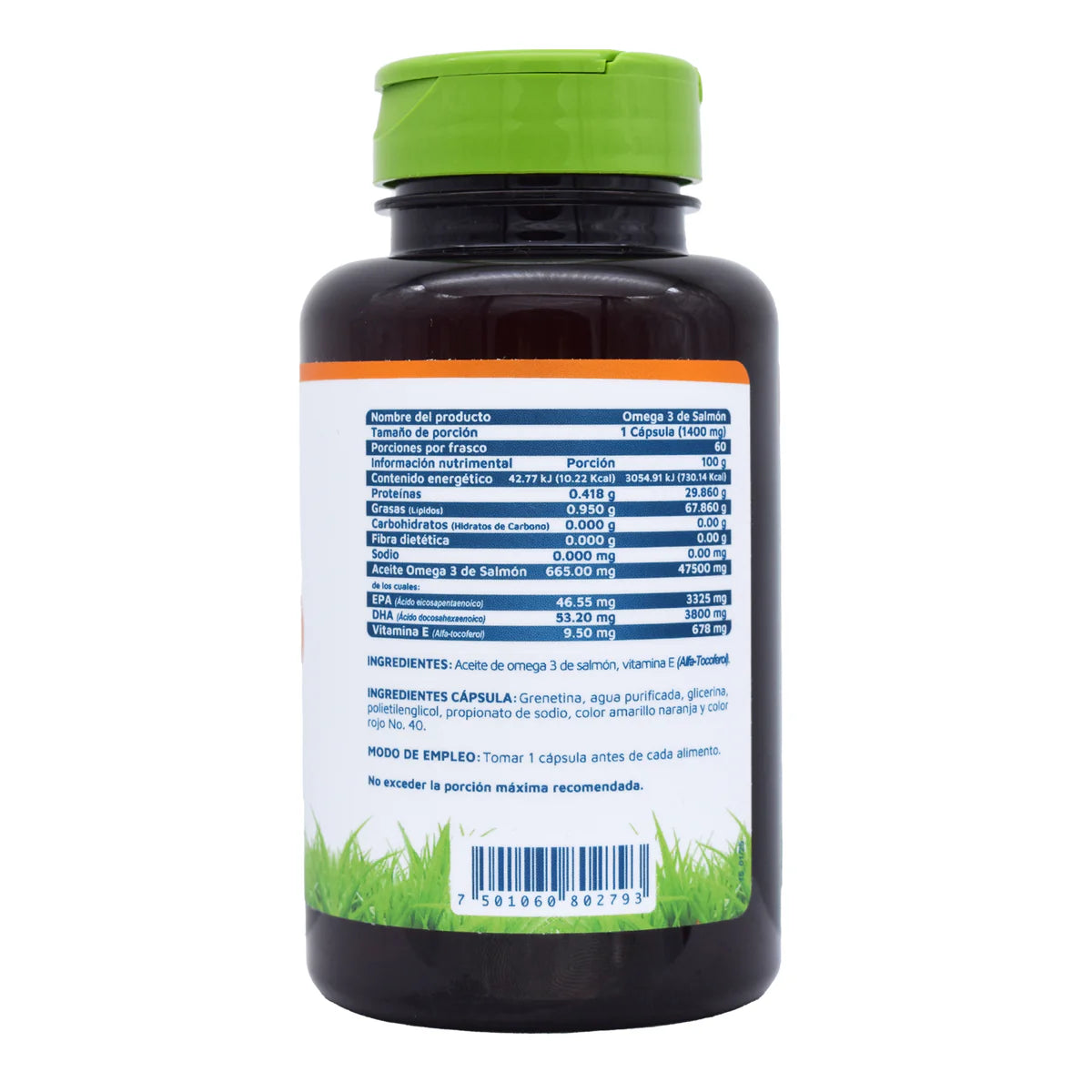 Omega 3 de Salmón Vidanat 60 Cápsulas - Paquete de 3