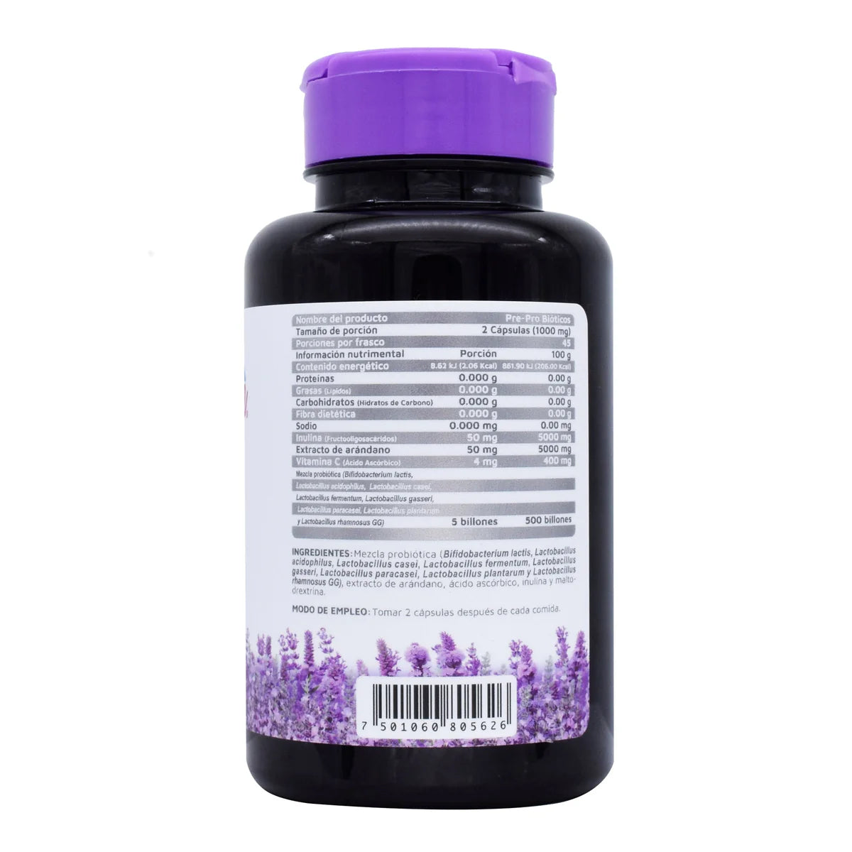 Prebióticos Digestivos Vidanat 90 Cápsulas – Paquete de 3