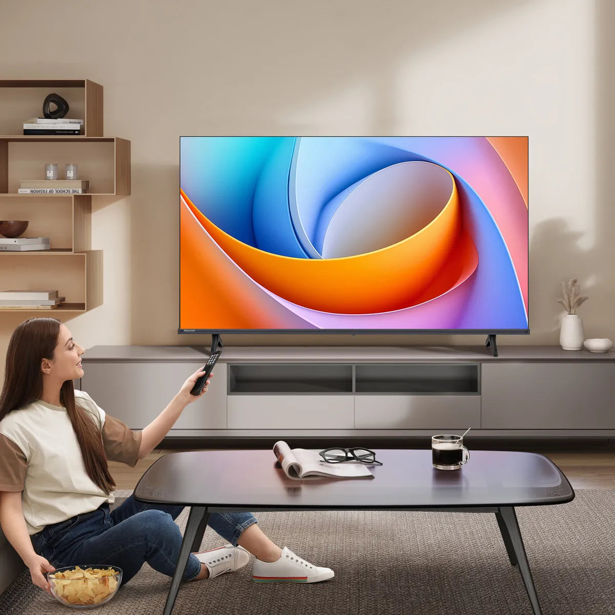 Televisión Smart TV Hisense 32” HD LED 60Hz con WiFi y Sonido DTS