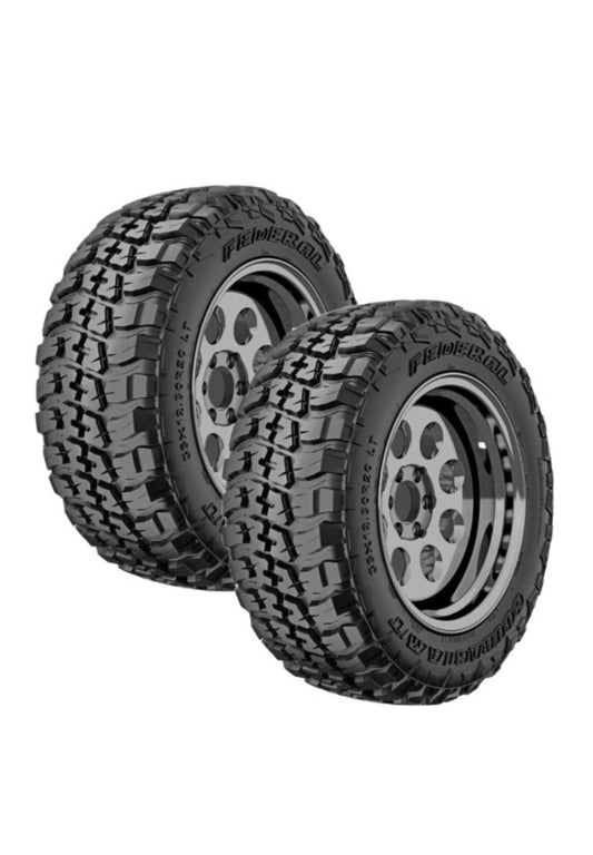 Llantas 33X12.50 R20 FEDERAL COURAGIA M/T 114Q Paquete de 2