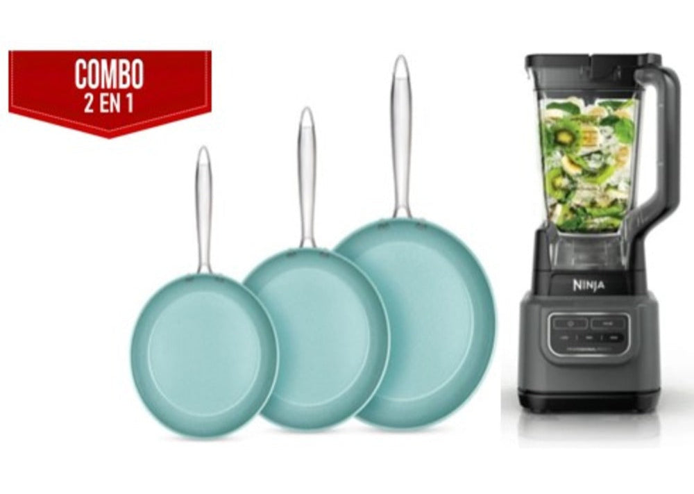 Combo Bateria de Cocina con Licuadora