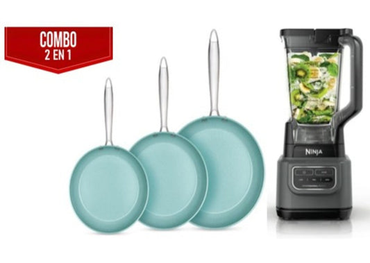 Combo Bateria de Cocina con Licuadora